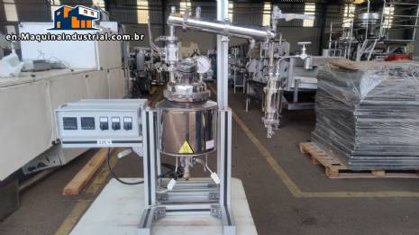 Metalquim 3 liter stainless steel medium pressure laboratory reactor