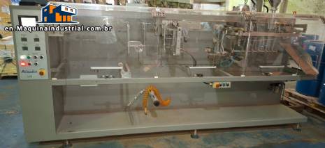Acepack stand-up pouch packaging machine for powders, 60 to 70 packages per minute.