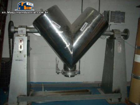 Y industrial mixer to 600 liters in stainless steel