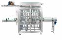 Filling machine for liquids, viscous materials, pastes and sauces
