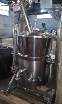 Stainless steel pot to steam, gas and electric Max Machine