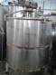 Stainless steel 1000 L storage tank with agitator