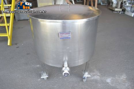 Mirainox stainless steel reservoir tank 200 liters