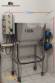 Horizontal paddle mixer with 150 liter stainless steel dosing filling machine