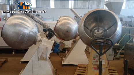 Biasinox stainless steel coating machines with blower