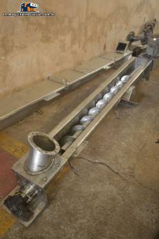 2 meter stainless steel conveyor screw