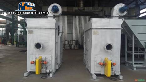 Biomass burners generating 1,200,000 kcal / h of heat