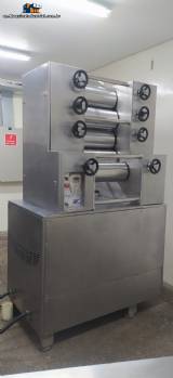 JAF INOX knife roller refiner mill and homogenizing shell for chocolates