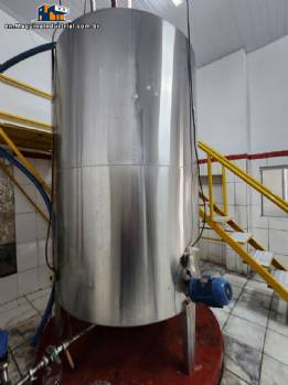 Stainless steel mixing agitator tank 5,000 liters