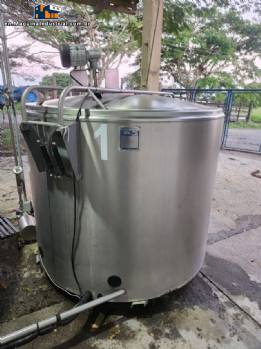 Stainless steel cooling expansion tank for dairy milk