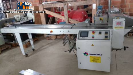 Flow pack wrapping machine Kawamac