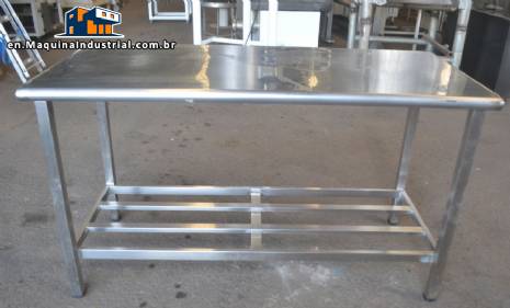 Stainless steel table 700 mm x 1500 mm