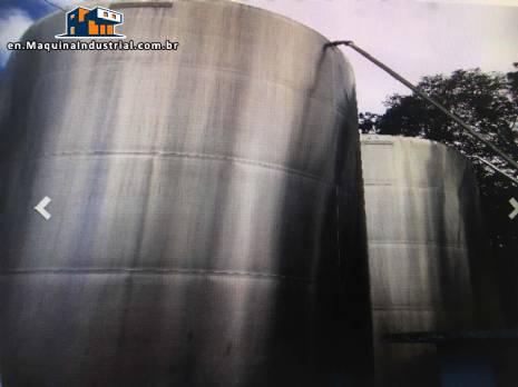 Stainless steel tank for 50,000 liters