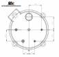 30,000 liter stainless steel storage tank with ladder