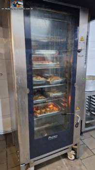Pr�tica stainless steel combination oven, 20 trays.