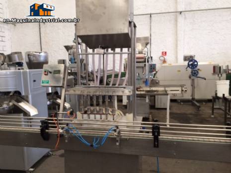 Automatic filling machine 6 gravity