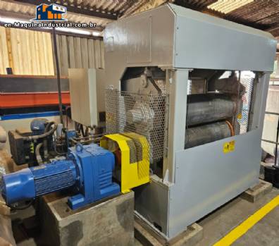 Calendering machine for recycled paper with 1200 mm rolls, Metal Service CAP-1600