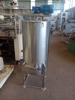 Jacketed stainless steel reactor tank 170 liters