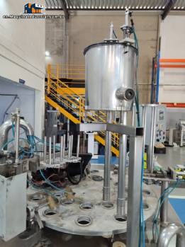 Delgo stainless steel rotary dosing machine for pots, glasses, liquids, water
