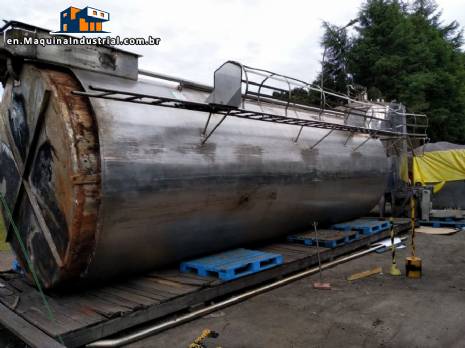 Insulated stainless steel tank 50.000 L