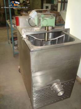 Pasteurizer for Pasty products in stainless steel