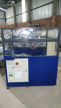 Pick and place product feeder for flowpack transfer cartoning machine