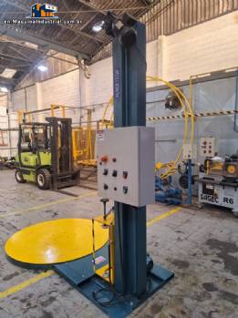 Filpack stretch wrapping palletizer