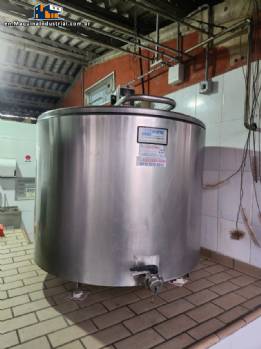 Boumatic 1320 liter stainless steel milk cooling expansion tank