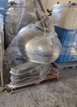 Coating machine for tablets, food, and sweets for the coating process