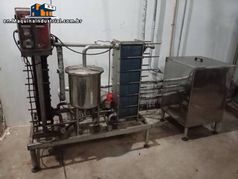 Japa Components liquid pasteurizer 15,000 liters