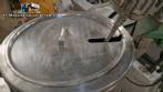 Electric stainless steel jacketed mixing tank