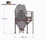 LIBRASIS 1000 liter stainless steel internal horizontal paddle mixer