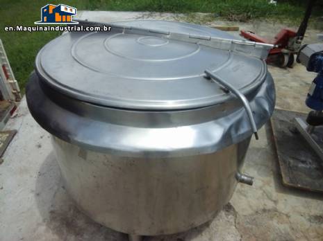 500 liter stainless steel pan