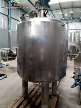 Stainless steel pressure reactor 1.100 L