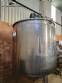 3,500 L stainless steel jacketed reactor tank