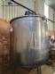 3,500 L stainless steel jacketed reactor tank