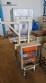 Stainless steel mixer with conveyor belt