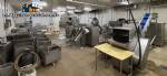 Industrial plant/refrigeration processing plant for deboning and processing meats and sausages.