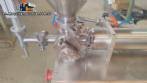 Semi-automatic liquid and paste filling machine with 1 nozzle