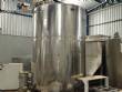 Stainless steel tank for storage and agitation, 2000 liters.