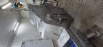 Ibrasmak meat block cutter/breaker with Simetria grinder and conveyor belt.