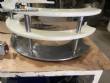 Gravimetric rotary filling machine in stainless steel with cabin