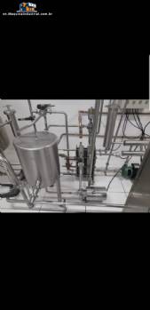 Pasteurization and homogenization line