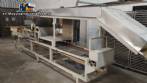 Automatic continuous line for the production and dehydration of fresh homemade pasta.
