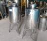 Stainless steel tank with 100 L capacity