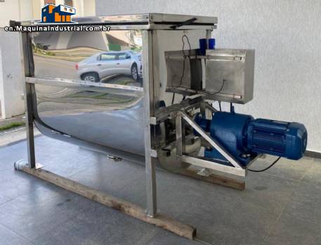 Stainless steel ribbon blender mixer 1000 liters