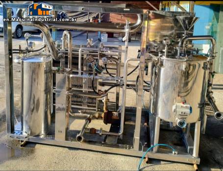 Flash pasteurizer for food