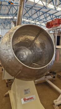 Biasinox 100-liter stainless steel bowl with slats