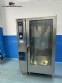Rational stainless steel industrial combination oven with 20 GN 2/1 pans or 40 GN 1/1 pans.