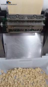 Capeleteira machine for fresh Indian cappelletti dough, 80 kg/hour.